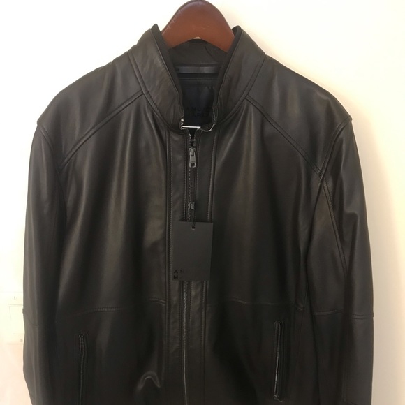 New Never Worn Andrew Marc Leather Jacket!!! - Picture 1 of 3